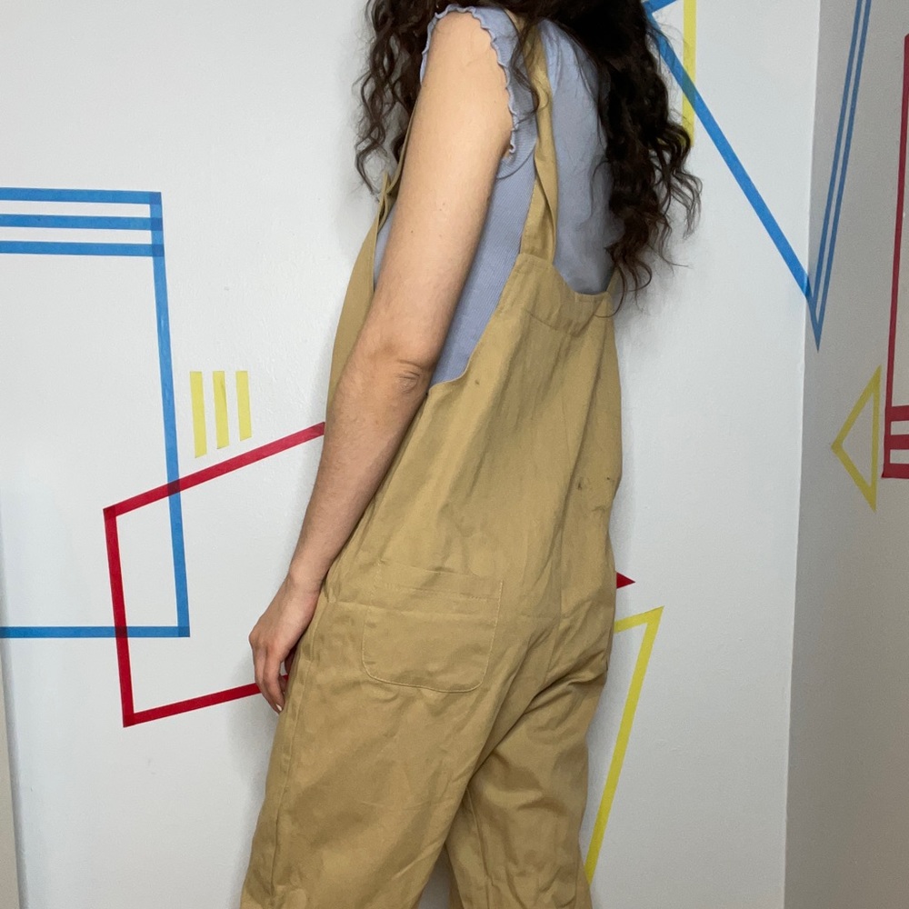 Tan Overalls